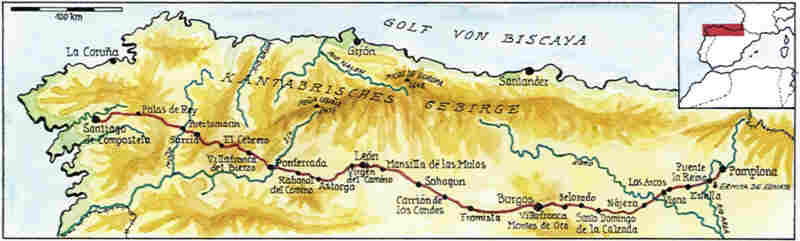 Camino Map 